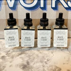 Four Bath & Body Works White T-Shirt Wallflower Refills